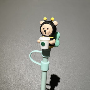 Cute Straw Topper *Busy Bee