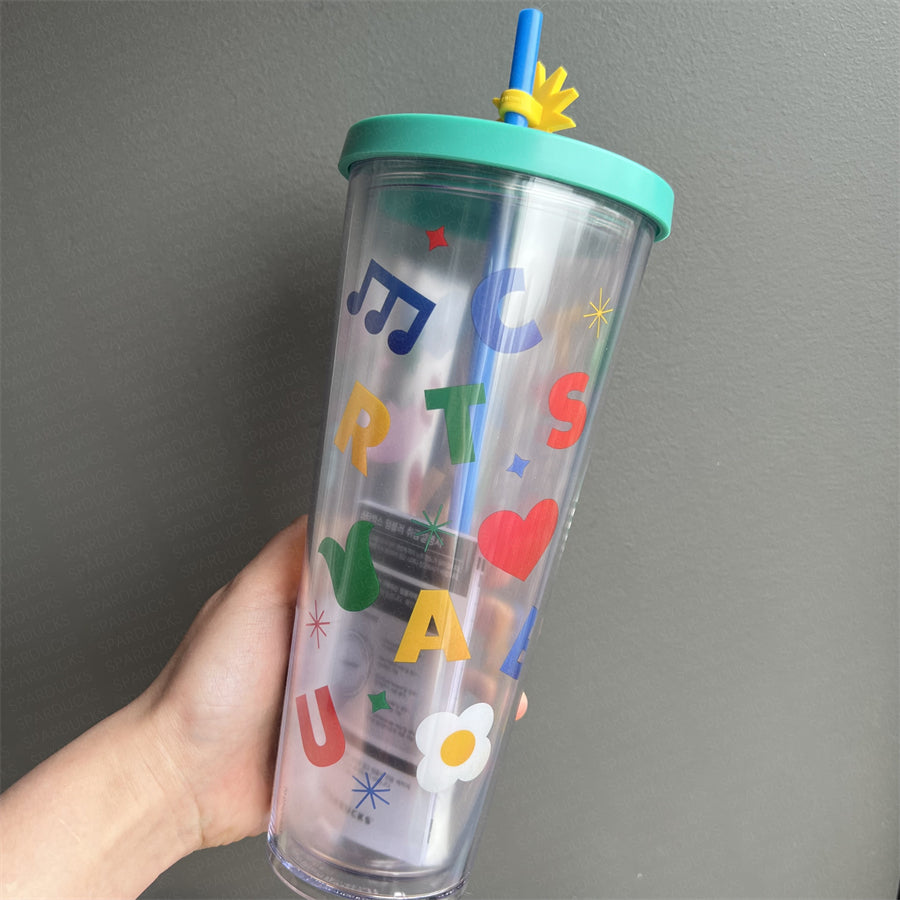 24oz Korea 2022 Summer Plastic Cold Cup