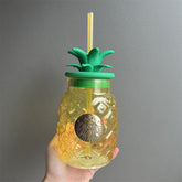 20oz China 2021 Pineapple Glass with Straw