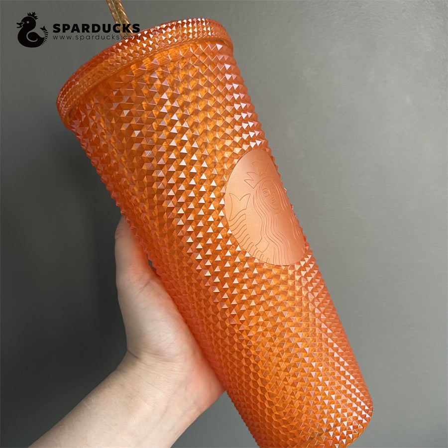 24oz Thailand Orange Studded Cup