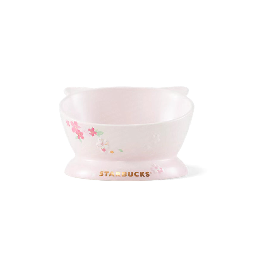 16oz China Pink Sakura Ceramic Pet Bowl