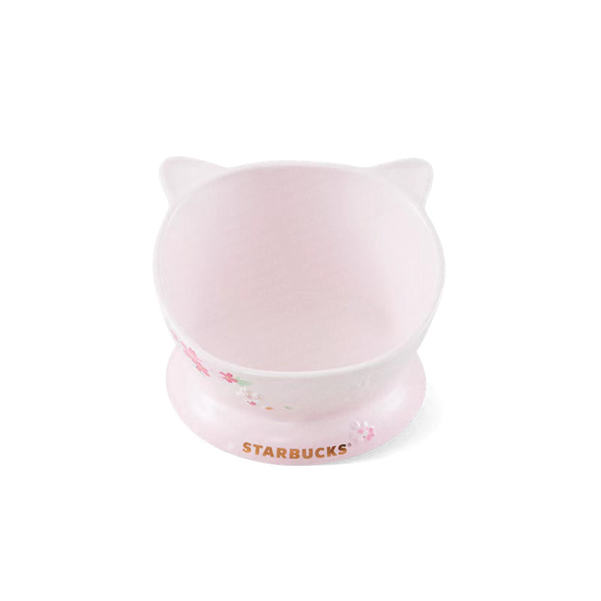 16oz China Pink Sakura Ceramic Pet Bowl