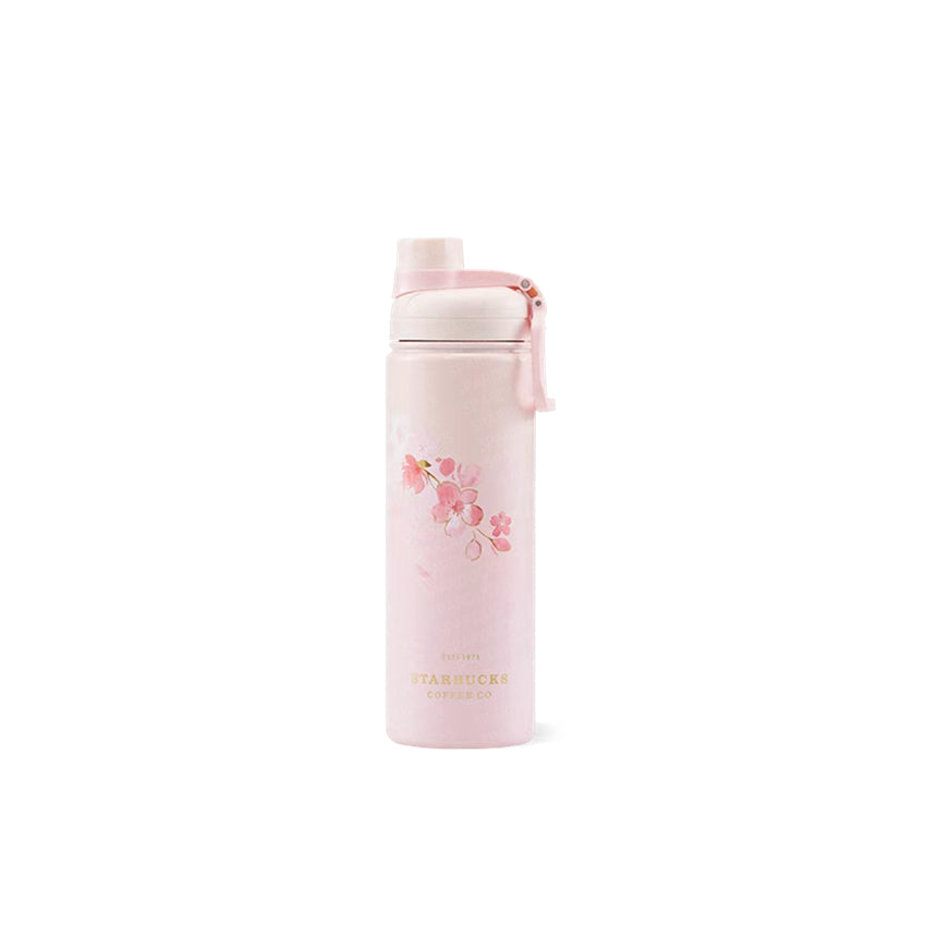 21oz China Pink Sakura Stainless Steel Travler Bottle