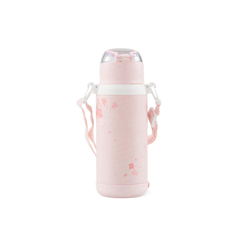 18oz China Pink Sakura Vacuum with 2 Lid