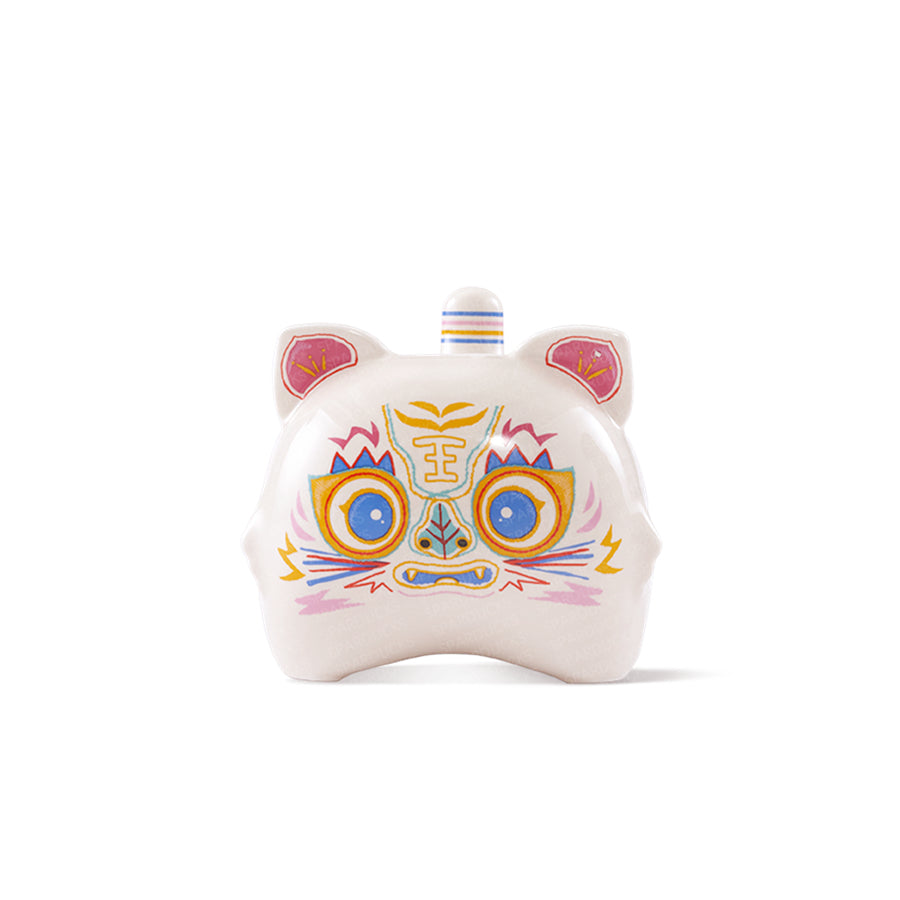 Piggy Bank-China New Year of Tiger-White