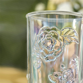 14oz China Iridescent Camellia Glass