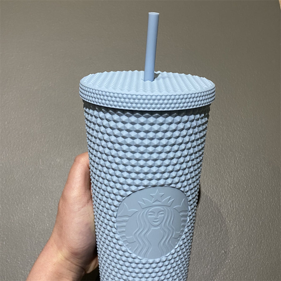 24oz Taiwan 2021 Matte Blue Studded Tumbler