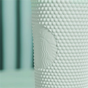 24oz China Mint Green Matte Studded Tumbler