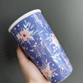 12oz 2019 Spring Flower Double Wall Ceramic Tumbler