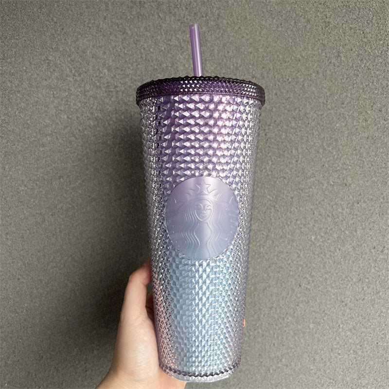 24oz Korea Purplebeam Sakura Studded Cold Cup