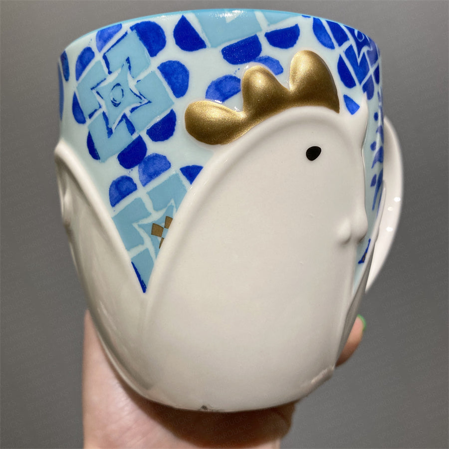 12oz Taiwan 2017 Year of Rooster Ceramic Mug